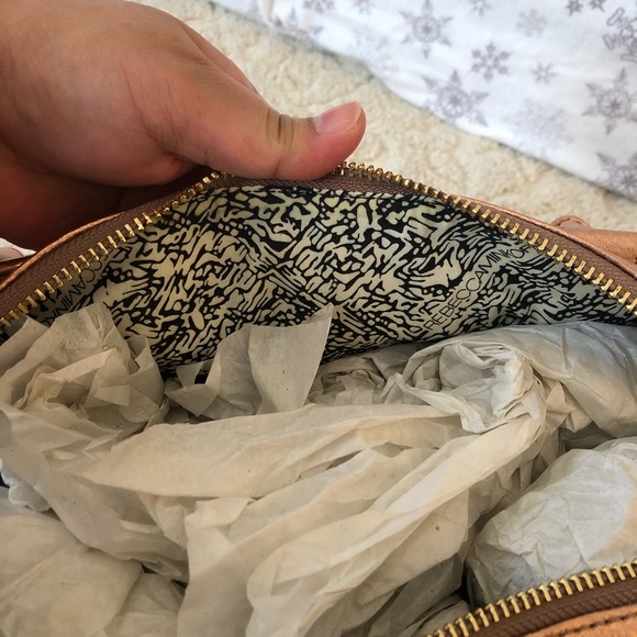 Rebecca Minkoff MAB Mini Satchel in Rosegold - Picture 14 of 17